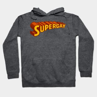 Supergay (orange) Hoodie